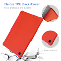Miniatyrbillede 5 af 5: Tri-fold design cover Samsung Galaxy Tab A8/X200/X205 10.5'' Lilla