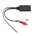 Bil Universal Trådlös Bluetooth Modul Musikadapter RCA Aux Ljudkabel Black