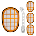 Miniatyrbillede 3 af 5: 4-pak filtre til Philips SpeedPro Max Aqua håndholdt støvsuger FC6812 FC6813 FC6822 FC5005/01 erstatningsfilter
