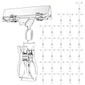 Miniatyrbild 1 av 5: 30 st Etiketthållare Skyltklämma, Transparent Roterbar Skyltklämma i Plast, Produkt Skylt Displayklämma