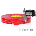 Miniatyrbillede 2 af 5: 3M VHB 4910 Dobbeltsidet Transparent Ekstra Stærk Tape