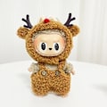 Miniatyrbild 1 av 2: 17cm Labubu dockkläder Labubu docka onepiece kläder är söta endast kläder utan dockor Deer clothes