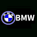 Miniatyrbillede 3 af 8: [2024 Opdateret] 4 stk. Bil Lys HD Pøl Lys LED Dør Lys Velkomst Lys - Dobbelt Port BMW