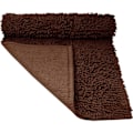 Miniatyrbild 2 av 4: Badrumsmatta Chenille mörkbrun, fluffig badrumsmatta (50 x 80 cm) kaffe