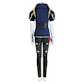 Miniatyrbild 5 av 5: Arcane Vi Cosplay Sheriff Kläder Peruker Anime Spel LoL 2 Kostym Vuxen Kvinna Rollspel Fräck Kläder Party Maskerad Kläder PERUK PERRUK WIG XXL