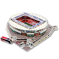Pikkukuva 1 / 5: DIY Palapelit Lasten Lelut 3D Maailmankuulu Rakennus Jalkapallostadion Stadion San Diego Bernabeu Rakennuspalapelit Koulutuslelut D-British chieftain