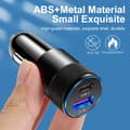 Miniatyrbillede 2 af 4: Hurtig 66V bil USB Type C oplader til iPhone, Samsung, Huawei, iPad, tablets, etc. (HY)
