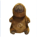 Miniatyrbild 1 av 3: Andas Capybara Glowing Lugnar Baby till Sömn Plysch Leksak Docka Present Andning brown