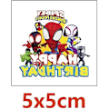 Pikkukuva 3 / 4: 20 Arkkia Marvel Spidey ja Hänen Upeat Ystävänsä Väliaikaiset Tatuoinnit Tarrat Syntymäpäiväjuhlatarvikkeet Anime Sarjakuva Fake Tatuoinnit Tarrat Juhlapalvelukset Fo