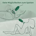 Miniatyrbilde 5 av 5: REMAKE Klitorisstimulator for henne, tunge-lignende vibrator brystvortestimulator