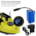 Miniatyrbillede 5 af 5: 2 stk. 12000mAh Genopladeligt Lithium Batteri med Oplader til Foderbåde