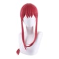 Makima Cosplay Peruk För Anime Kostym (orange röd)