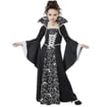 Børne Piger Performance Vampyr Halloween Heksekostume hvid white 120cm