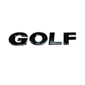Pikkukuva 2 / 4: 3D ABS GOLF Logo Musta Hopea Kromi Tarra Auton Muotoilu Auto Takaluukun Kirjaimet Merkintätarra tai Korin Sivulokasuojan Merkki Tunnus Silver