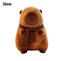 Miniatyrbilde 1 av 6: Skjerf Capybara Plysjleketøy Capybara Kosedyr Plysjleketøy 35cm
