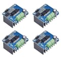 4X BTS7960 43A Högeffektsmotordrivrutinsmodul/Smart bildrivrutinsmodul för strömbegränsning