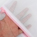 Miniatyrbilde 3 av 8: Vaskeposer i netting, sett med 4 slitesterke vaskeposer for klesvask, vaskeposer med glidelås for klær, delikate klær 4 fine mesh
