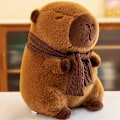 Miniatyrbilde 3 av 8: Skjerf Capybara Plysjleketøy Capybara Kosedyr Plysjleketøy 45cm