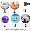 Miniatyrbilde 2 av 5: 600W Elektrisk Luftpumpe for Oppblåsbar Gymmatte, Luftmadrasspumpe Rask Fylling Inflator Deflator Pumpe, Bærbar Luftpumpe for Bassengleker/Luft