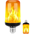 Miniatyrbilde 1 av 4: LED Flammelys, Flammelys for Party, Omvendt Effekt, Energibesparende Flammelys, For Innendørs/Utendørs Bruk (2-pakning) B22 2pcs