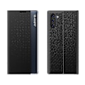 Pikkukuva 1 / 5: Galaxy Note 10 Plus -puhelimelle Sivunäytöllinen Magneettinen Vaakasuuntainen Läppä Simple Texture Kangas + PC-kotelo & Galaxy Note 10 Plus -puhelimelle[HK] Black