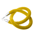 Miniatyrbillede 3 af 4: 1,5 m Velour Reb Crowd Control Stander Post Kø Linje Barriere Rød Yellow