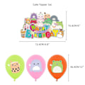 Miniatyrbilde 4 av 4: Squish Mallows Bursdagsdekorasjoner, Squish Mallows Festutstyr Inkluderer Bursdagsbanner, Kake Topper, Squish Mallows Ballonger, Festdekorasjoner S Set 1