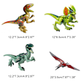 Miniatyrbild 4 av 5: 8x Jurassic World Dinosaurier T-Rex Figur Bausteine Block Bestes Kindergeschenk mehrfarbig multicolored