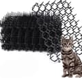 12-pack Cat Repellent Mat with Spikes, Plastic Mat for Garden, Cat