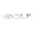 Pikkukuva 3 / 4: 3D ABS GOLF Logo Musta Hopea Kromi Tarra Auton Muotoilu Auto Takaluukun Kirjaimet Merkintätarra tai Korin Sivulokasuojan Merkki Tunnus Silver