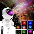 Miniatyrbillede 2 af 5: Astronaut Stjerneprojektor Galaxy Natlampe med Fjernbetjening Soveværelse Stue Fest Fødselsdagsgave - Bluetooth- Bluetooth model