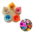 Miniatyrbild 1 av 5: 5-pack bi-dricksstation för bin, trädgårdsbi-kopp, bi-fjärilsdricksstation bi-vattendispenser för utomhus trädgårdsdekoration yellow
