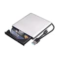 Extern Blu-ray DVD-enhet 3D, USB 2.0 Blu-Ray CD DVD-läsare Slim Optical Tabares Blu-ray-enhet för MacBook OS Windows