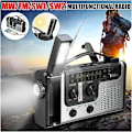 Miniatyrbild 1 av 7: Nödradio 1200mAh – Sol- och handvevsdriven, portabel överlevnadsradio för katastrofberedskap