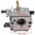 Pikkukuva 3 / 5: Uusi kaasutin STIHL 024 026 024AV 024S MS240 MS260 Pro -moottorisahaan, korvaa WT-194, WT-194-1, 1121 120 0611, sisältää ilmansuodattimen ja puskurin