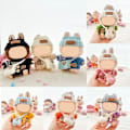 Miniatyrbild 3 av 5: Kläder för Labubu (INGEN Docka), Hatt & Jumpsuit Set för 17cm Labubu Tillbehör Kostym_xx Pink