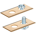 Miniatyrbild 3 av 5: 30-pack titan utbytesblad för Worx Landroid robotgräsklippare Uppgraderade titanblad och skruvar för Worx Landroid robotgräsklippare