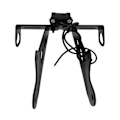 Miniatyrbillede 4 af 5: Til MT09 V4 MT-09 SP 2024 2025 Motorcykel Nummerplade Ramme Holder Beslag Baglygte Eliminator med L Black