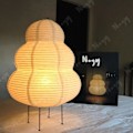Miniatyrbillede 6 af 8: Nogyu2022 Akari Japansk Papir Gulvlampe - Noguchi Papir Lanterne Gulvlampe - Hyggelig Mid Century Gulvlampe (Gulvlampe) Floor Lamp