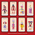 Pikkukuva 2 / 4: 503 kpl/setti 2023 Uusi The Amazing Digital Circus Joker Rakennuspalikkahahmo Lelu[GL]