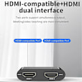 Pikkukuva 3 / 5: Usb 3.0 - Kaksois-HDMI-sovitin ulkoiselle videolle - Vain Windows-tuki Black