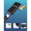 Pikkukuva 3 / 5: USB C - DC Slim Tip neliöliitinsovitin Lenovo ThinkPad -kannettavalle, 100 W PD-pikalatauskaapeli