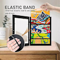 Miniatyrbilde 2 av 5: My Little Davinci Trebilde Ramme i Tre med 20 Ark - Perfekt for Barnekunst black