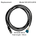 Miniatyrbild 3 av 5: 1013230-00-A Diagnostisk Servicekabel för Model S/X 2012-2016 Diagnostiskt Servicesystem Metallfog as shown