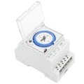 Miniatyrbilde 7 av 7: SUL181D mekanisk timer 15 minutter 24 timer timer tidbryter relé 250VAC 16A - 1 stk 0.2
