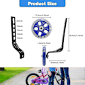 Miniatyrbild 2 av 5: Universella stödhjul, stabilisator för barncykel, stödhjul för cykelstabilisator, cykelstabilisator, kompatibel med alla 12-20 tums cyklar