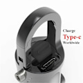 Pikkukuva 5 / 5: 2025 Mini Taskulamppu Avaimenperä, 3 in 1 Taskulamppu & Power Bank & Avaimenperä, Mini Taskulamppu Black