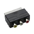 Scart til 3 RCA Phono-adapteromformer AV TV-lyd for video DVD-fjernsyn