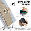 Miniatyrbillede 5 af 5: Til Samsung Galaxy S22+ 5G Lynlåslomme Etui PU Læder Crossbody Telefonpung - Hvid[HK] B Blue Style A Samsung Galaxy S22+ 5G