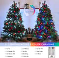 Miniatyrbilde 2 av 5: Varmhvite innendørs julelys, 10 meter 100 LED julelys White to Multicolor